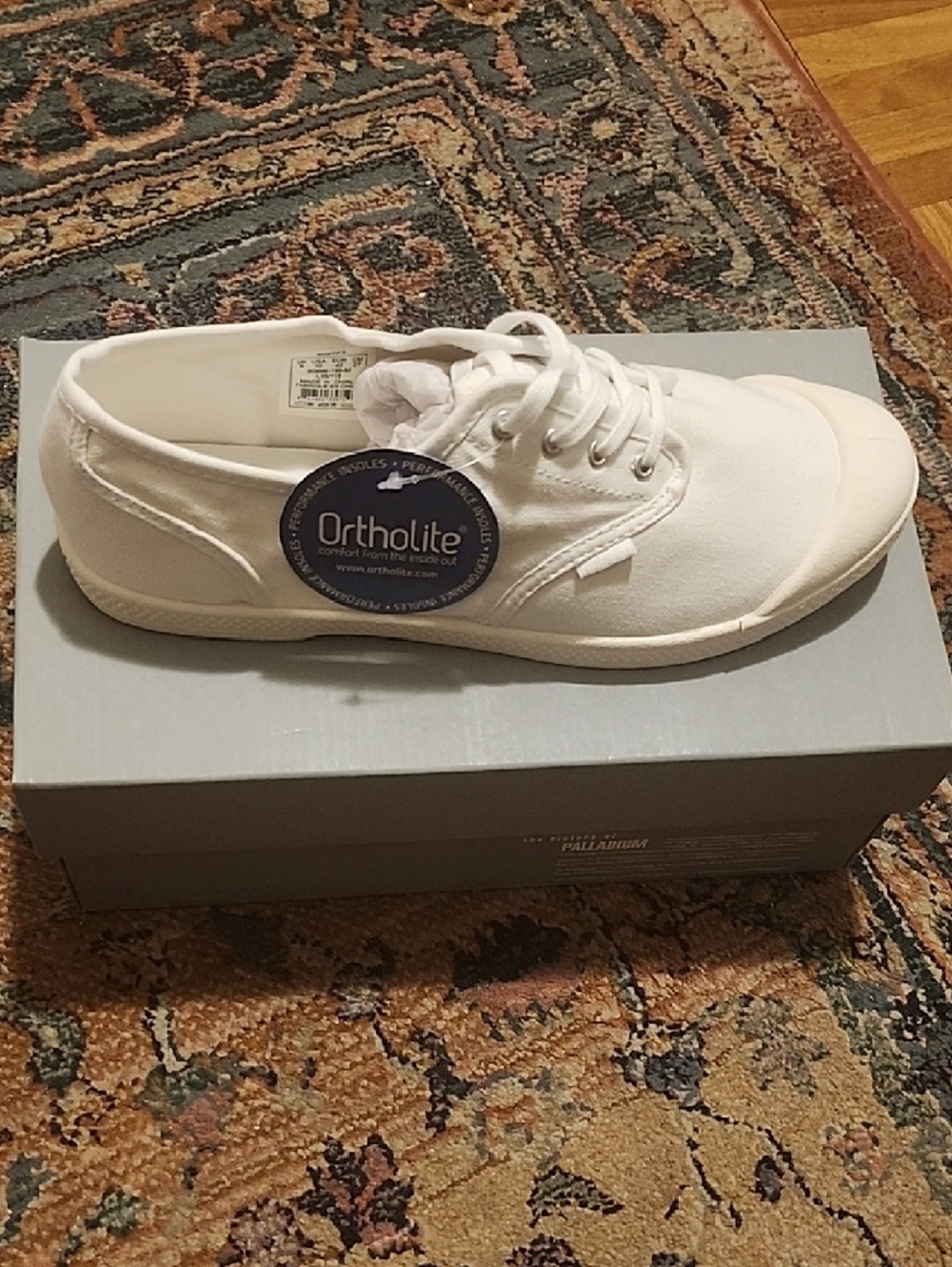 Back to School Palladium Pallacite Sneakers White / Marshmallow W10